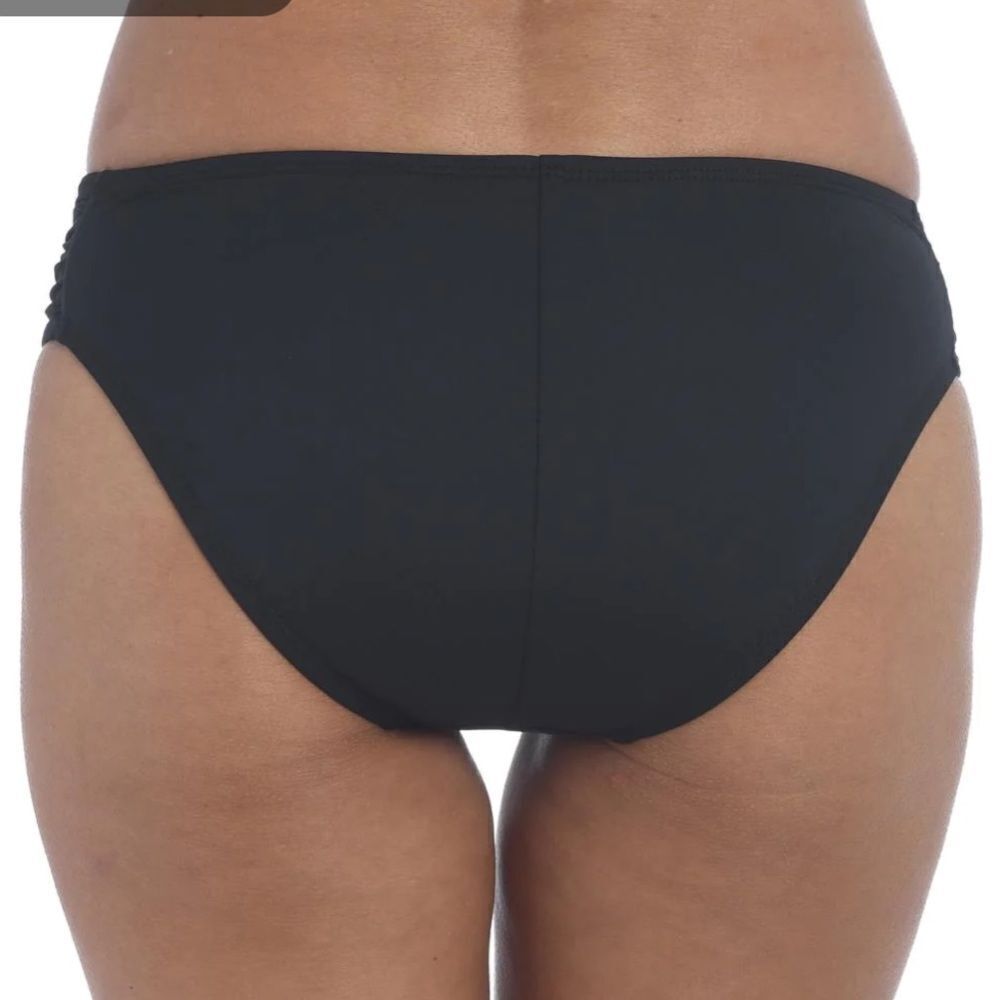 La Blanca Island Goddess Black Bikini Bottom Size 22W Plus Size New